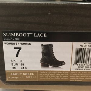 Sorel Slimlace Boot Size 7